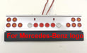 LED Tail Light System w/ Mudguard LOGO for Tamiya Truck 1/14 (Metaal) Onderdeel RCATM For Benz 