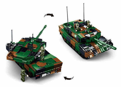 LEOPARD 2A5 Main Battle Tank Model Building Blocks (766 Stukken) - upgraderc