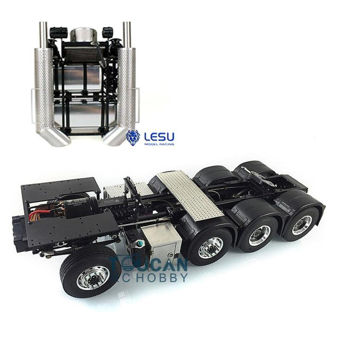 LESU 1/14 8x8 Tractor Truck Chassis Kit (Aluminium) - upgraderc