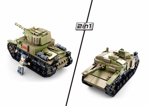 M13/40 Medium Tank Model Building Blocks (463 Stukken) - upgraderc