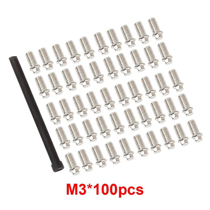 M2, M2.5, M3 screws (RVS) Schroef Injora 100pcs M3 