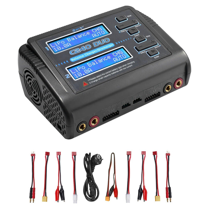 HTRC C240 LiPo Battery Charger Dual Channel