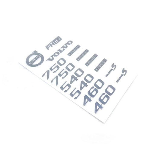 Metaal Sticker Decor for Tamiya Volvo FH16 1/14 Onderdeel upgraderc 
