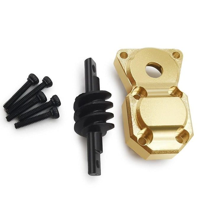Middle Axle Gear Diff Shell Cover Counterweight Set for Axial SCX24 (Metaal) Onderdeel Yeahrun 