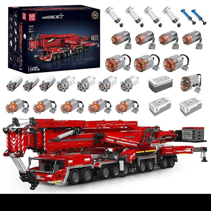 Mould King 17007 LTM 11200 Crane Truck Building Blocks (8506 Stukken) - upgraderc