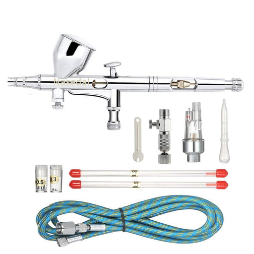 Nasedal Gravity Dual-action 9cc Mini Airbrush Gereedschap upgraderc NT-180K-2 