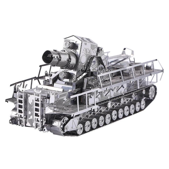 Railway Gun 3D Puzzle Model (Metaal) - upgraderc