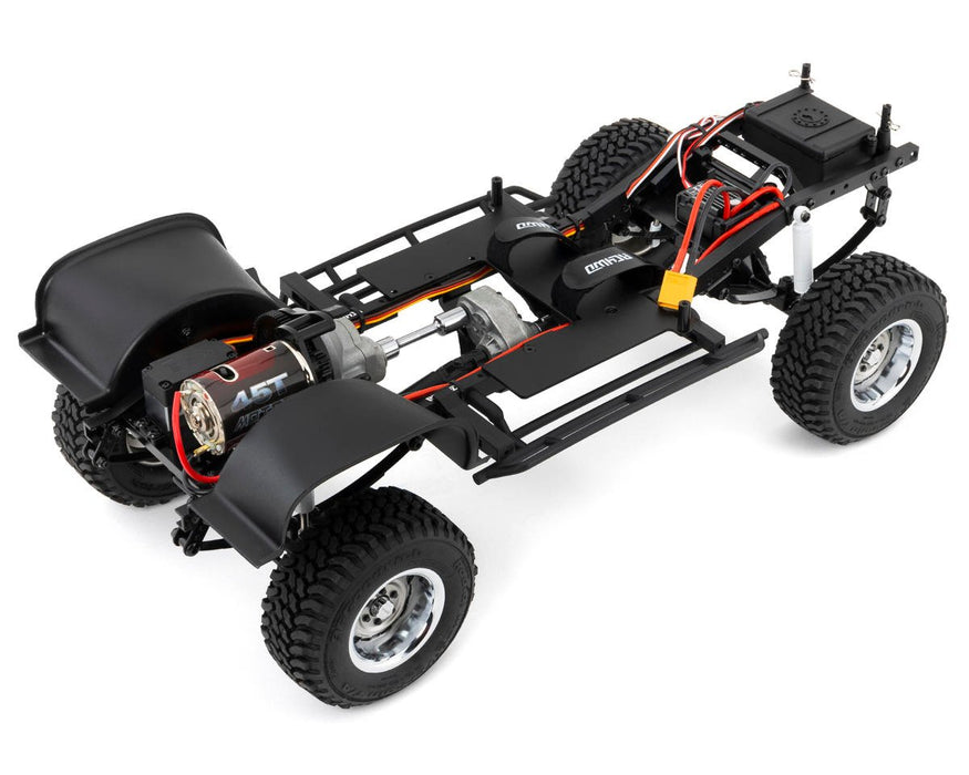 RC4WD Trail Finder 2 "LWB" w/ Chevrolet K10 Hard Body 1/10 PNP (Zwart)