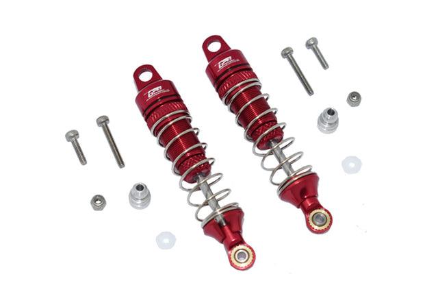Rear Shock Absorbers for Losi Mini-T 2.0 (Metaal) Schokdemper upgraderc Red 