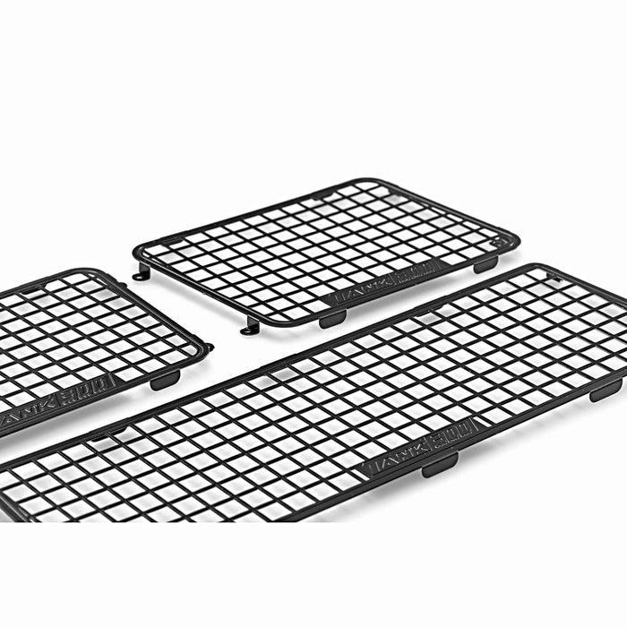 Rear/Side Window Mesh Set for Traction Hobby KM Tank 300 1/8 (Metaal) - upgraderc