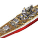 RICHELIEU BATTLESHIP 3D Model (300 Messing + roestvrij staal) Bouwset Piececool 