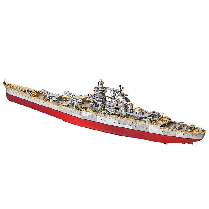 RICHELIEU BATTLESHIP 3D Model (300 Messing + roestvrij staal) Bouwset Piececool 