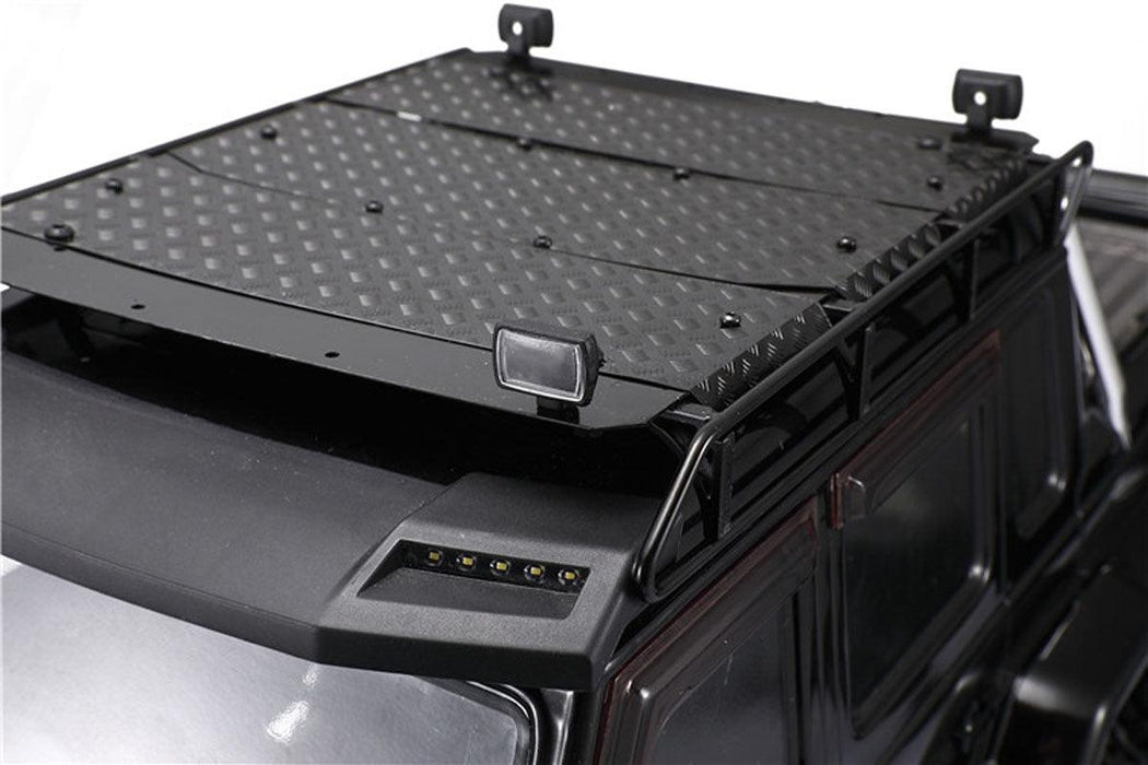 Roof Rack & Skid Plate w/ Lights for Traxxas TRX6 G63 1/10 (Metaal) - upgraderc
