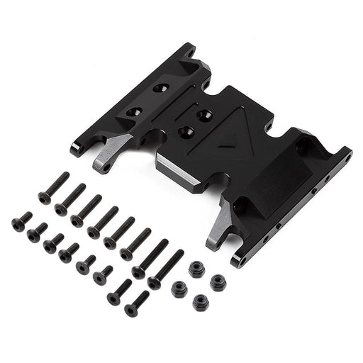 SCX10 II Gearbox mount (Metaal) Onderdeel upgraderc Black 