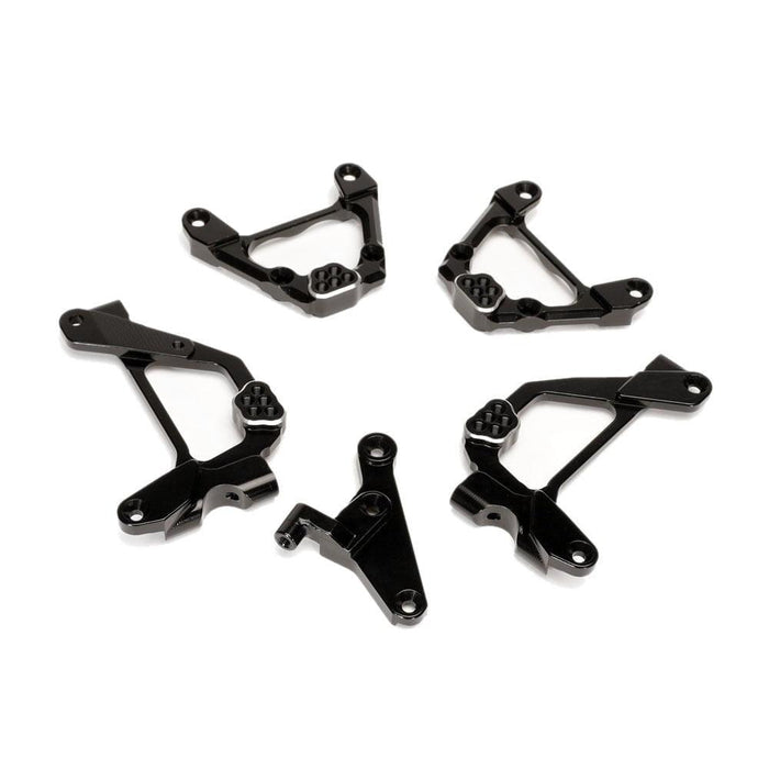 Shock Tower Mount Set for Axial SCX10 III 1/10 (Aluminium) AXI231017 Onderdeel New Enron Black Front-Rear 5P 