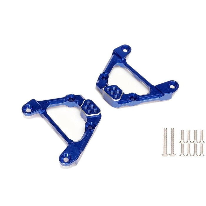 Shock Tower Mount Set for Axial SCX10 III 1/10 (Aluminium) AXI231017 Onderdeel New Enron Blue Rear 2Pcs 