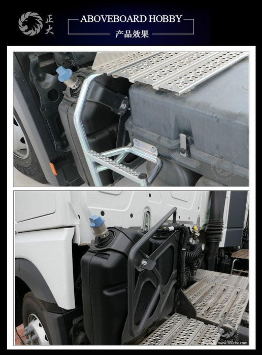 Simulateion Urea Tank for Tamiya Truck 1/14 (Metaal) - upgraderc