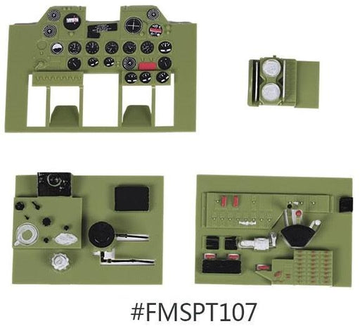 Simulation Parts for FMS 1500mm P47 (Plastic) Onderdeel FMS detailed cockpit 