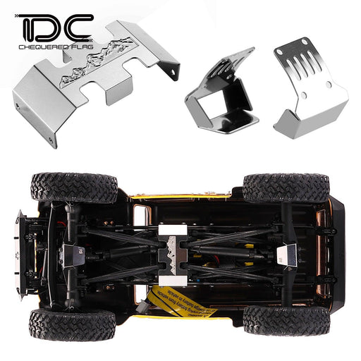Skid Plate for Axial SCX24 Wrangler 1/24 (Metaal) - upgraderc
