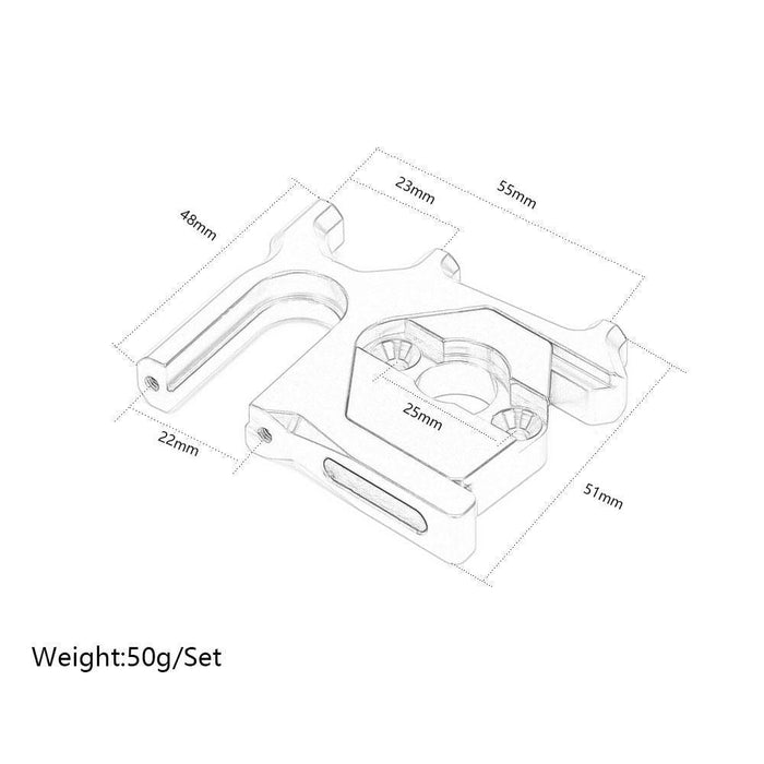 Sliding Motor Mount for Arrma 1/7 1/8 (Aluminium) ARA320468 ARA320469 - upgraderc