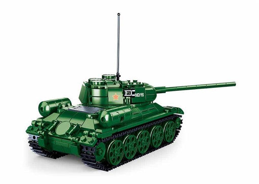 Soviet T34-85 Tank Model Building Blocks (497 Stukken) - upgraderc