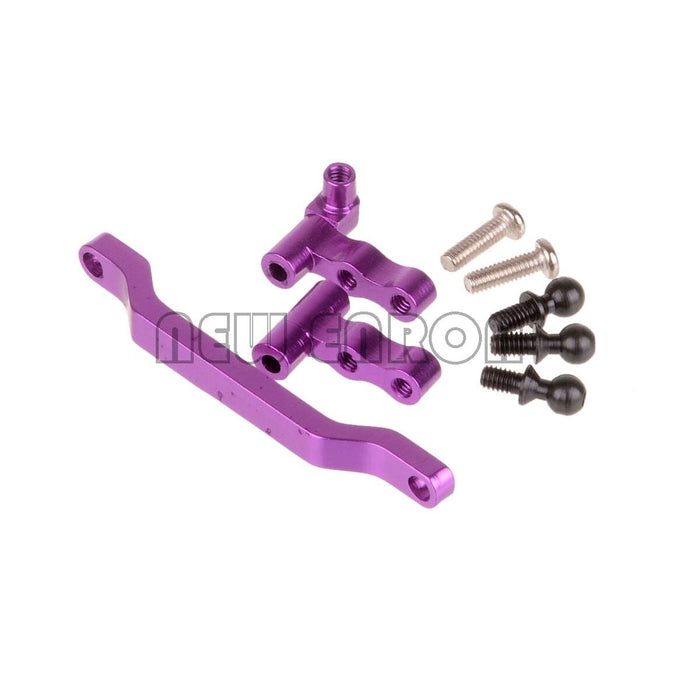 Steering Arm Complete for Himoto 1/18 (Aluminium) Onderdeel New Enron PURPLE 