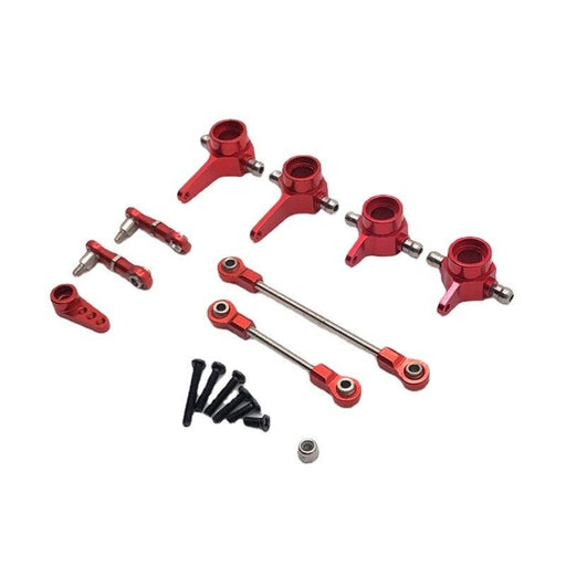 Steering Cups, Tie Rods, Steering Arms for WLtoys 1/28 (Metaal) Onderdeel upgraderc Red 