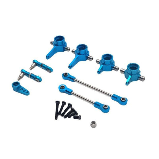 Steering Cups, Tie Rods, Steering Arms for WLtoys 1/28 (Metaal) Onderdeel upgraderc Blue 