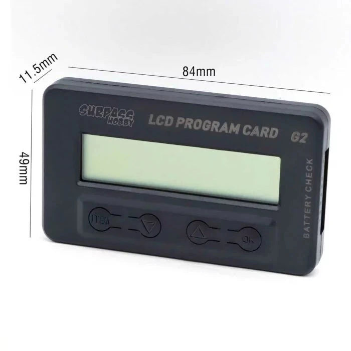 Surpass Hobby LCD Program Card G2