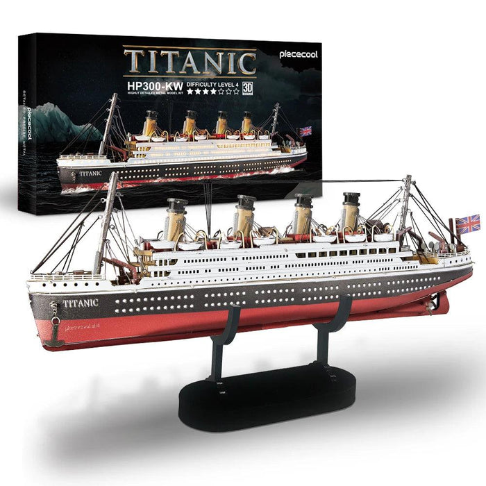 Titanic Ship 3D Puzzle Model (Metaal) - upgraderc