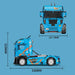 Trailer Truck Building Blocks (3655 Stukken) - upgraderc