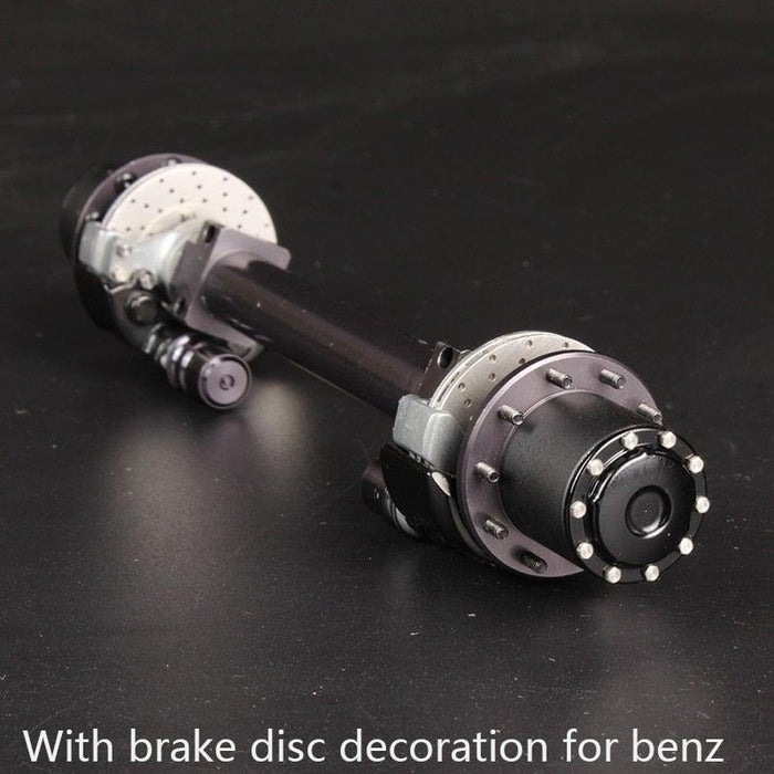 Unpowered Axle w/ Brake Disc for Tamiya Truck 1/14 (Metaal) Onderdeel RCATM for benz 