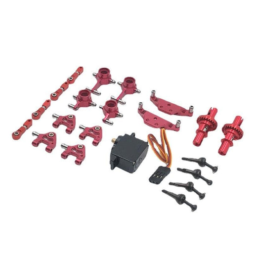 Upgrade Parts Kit for WLtoys 1/28 (Metaal) Onderdeel upgraderc Red 
