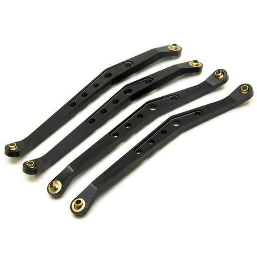 Upper/lower Suspension Link Rod Sets for Axial Wraith (Aluminium) Onderdeel Yeahrun Black Upper 