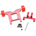 Wheelie Bar Mount Set for Arrma 1/10 (Metaal) Onderdeel upgraderc Red 