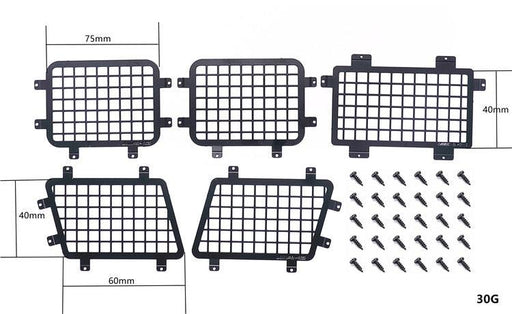 Window Grille Mesh Cover Set for MN 86 G500 1/12 (Metaal) - upgraderc