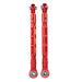 2PCS Adjustable Front Steering Rod Link for Losi SUPER BAJA REY (Metaal) Onderdeel upgraderc Red 