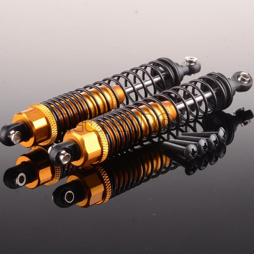 2PCS Front Shock Absorber for Axial Yeti 1/10 (Aluminium) Schokdemper New Enron Gold 