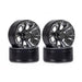4PCS 1.9" Beadlock Wheel Rims for 1/10 Crawler (Metaal) Band en/of Velg Fimonda Black - A 