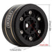4PCS 47g 1.0" Beadlock Wheel Rims for 1/24 Crawler (Messing) Band en/of Velg Injora 