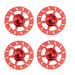 4PCS Metaal Front/rear Disc Brake for Losi SUPER BAJA REY (Metaal) Onderdeel upgraderc Red 