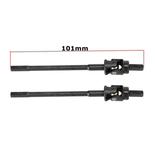 F9 Portal Axle Front & Rear Axle Shaft CVD Set for Axial Capra 1/10 (Staal) Onderdeel upgraderc 