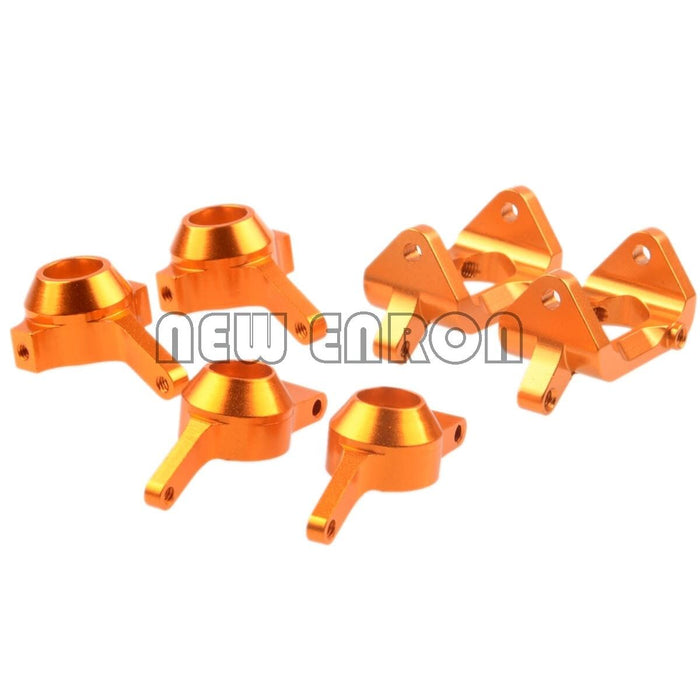 Front/Rear Steering Hub Carrier Sets for WLToys 1/18 (Aluminium) Onderdeel New Enron Gold 