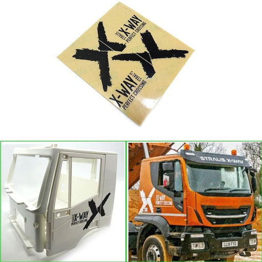 Side Body Sticker for Tamiya IVECO Truck 1/14 - upgraderc